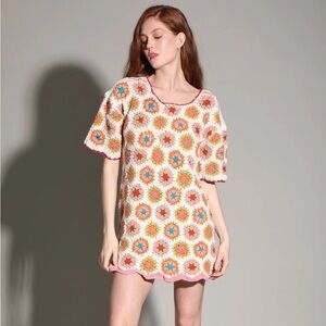 Crochet Midi Dress - Walter Baker Size Large